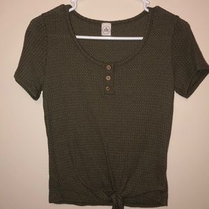 Dark Green Blouse